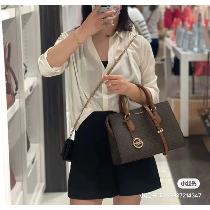 Túi M.K công sở da thật