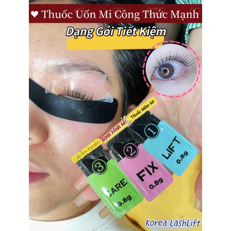 Cặp Uốn Mi Cao Cấp Chất Kem Mạnh (Đóng Gói)_Set Uốn Mi_Bộ uốn mi
