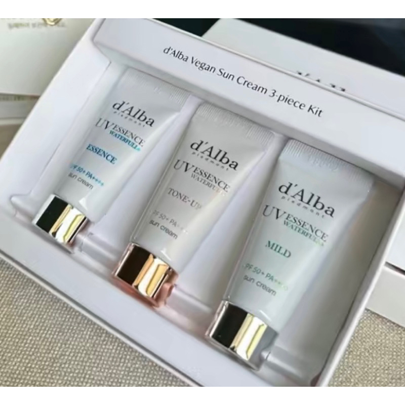 Set Kem Chống Cắng D'Alba mini đủ 3 loại 5ml