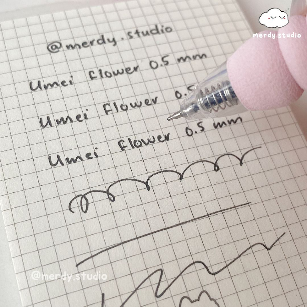 Bút gel UMEI Flower ngòi 0.5mm