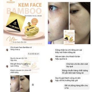 COMBO SỈ 5 HỘP KEM FACE LỤA BAMBOO