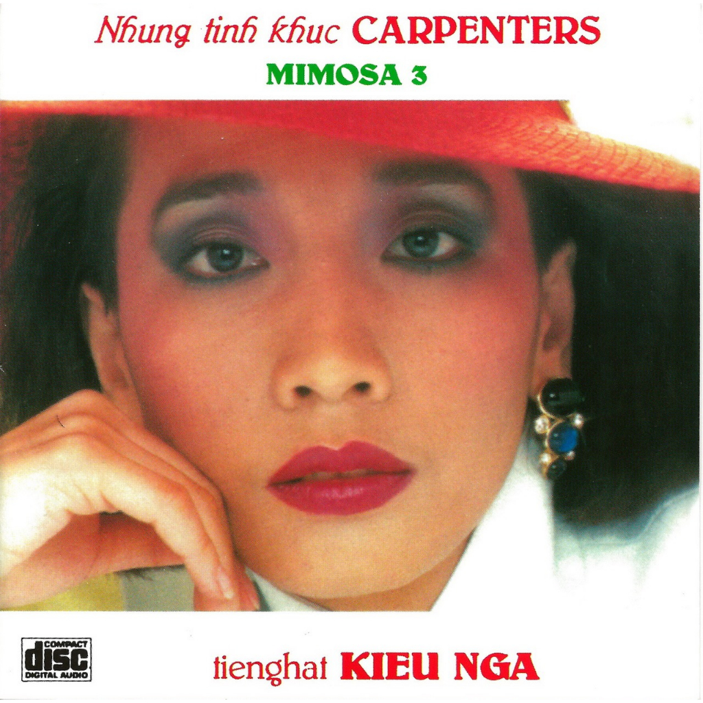 ĐĨA CD 2524.Mimosa003-Kieu Nga-Tinh khuc Carpenters chất lượng cao