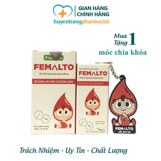 Sắt Femalto (30ml) - Bổ sung sắt hữu cơ, không nóng không táo