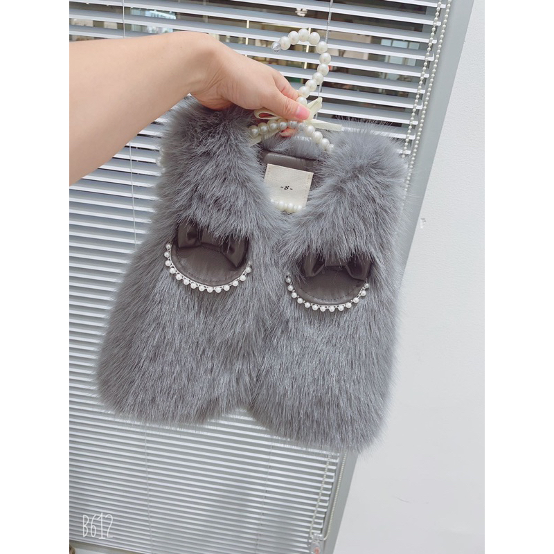 Áo gile lông túi ngọc siêu đẳng cấp xịn xò cho bé gái