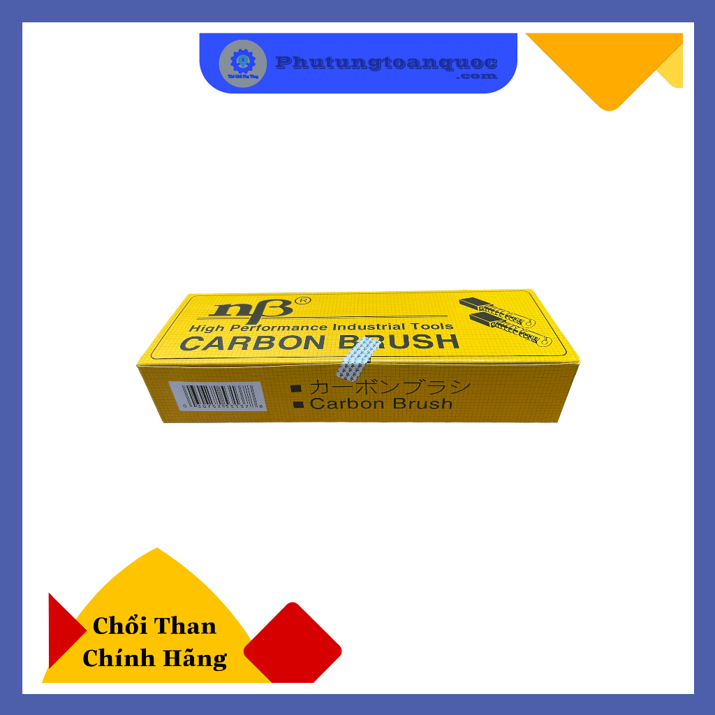 Chổi Than A100 Máy Khoan Đục 17mm Makita 0810 Hoặc DCA AZG6 Hoặc DONGCHENG DZG6 Kích Thước 6x10x15mm