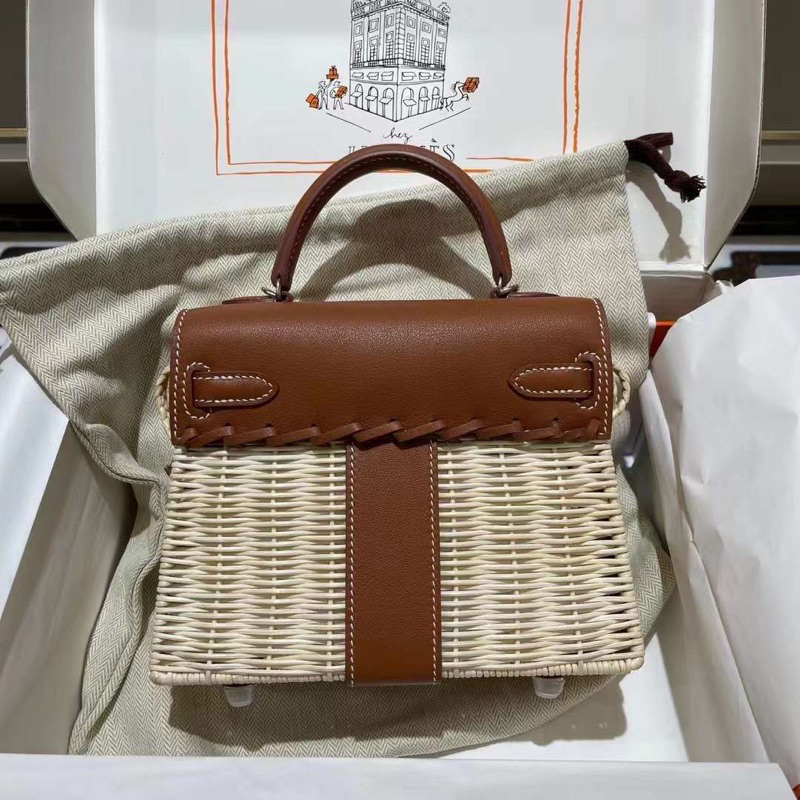 Túi Kelly mini cói