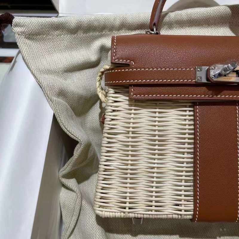 Túi Kelly mini cói