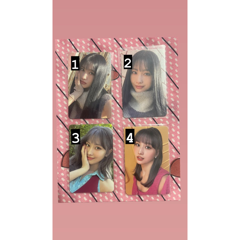 Card bo góc Momo Twice official