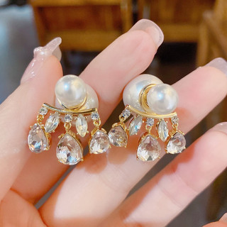 Bông tai châu dây, khuyên tai sang chảnh, mẫu thương hiệu