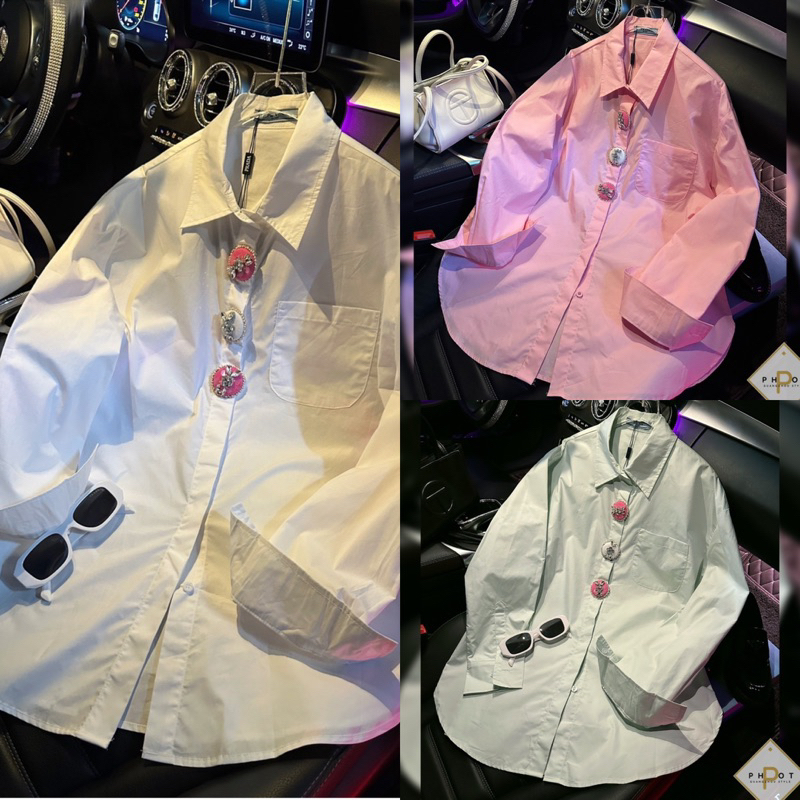 Áo Sơmi Prdaa Cổ Tag Đá L1