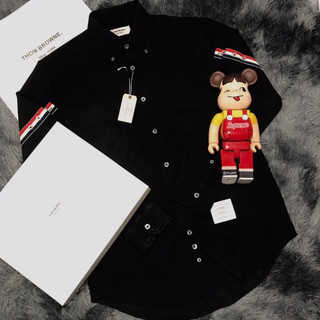 Áo sơ mi thom brown đen, viền 2 tay, (phiên bản Basic)