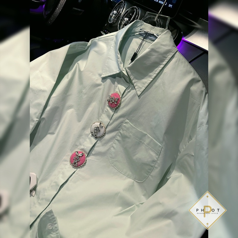 Áo Sơmi Prdaa Cổ Tag Đá L1