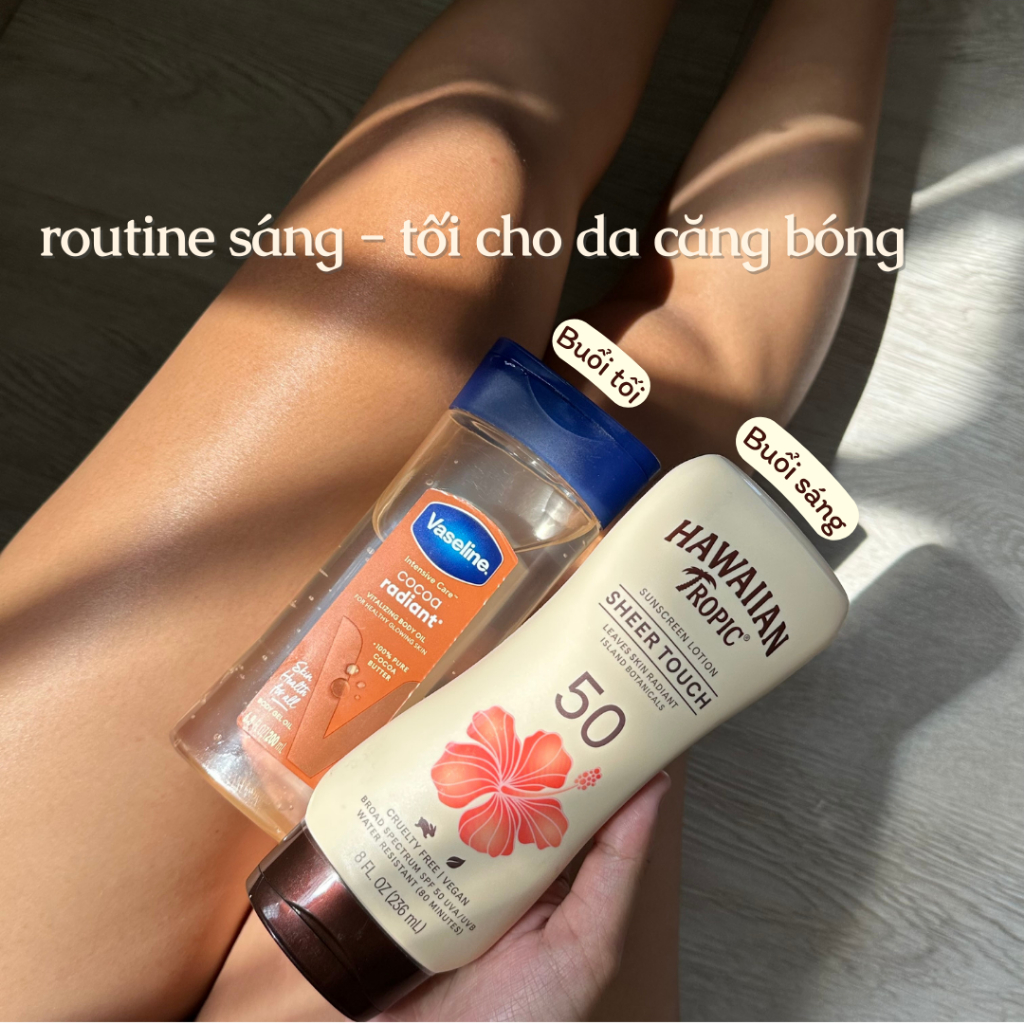 Dầu Dưỡng Da Căng Bóng Vaseline Dạng Gel Oil Cấp Ẩm Đa Tầng Và Dưỡng Chuyên Sâu