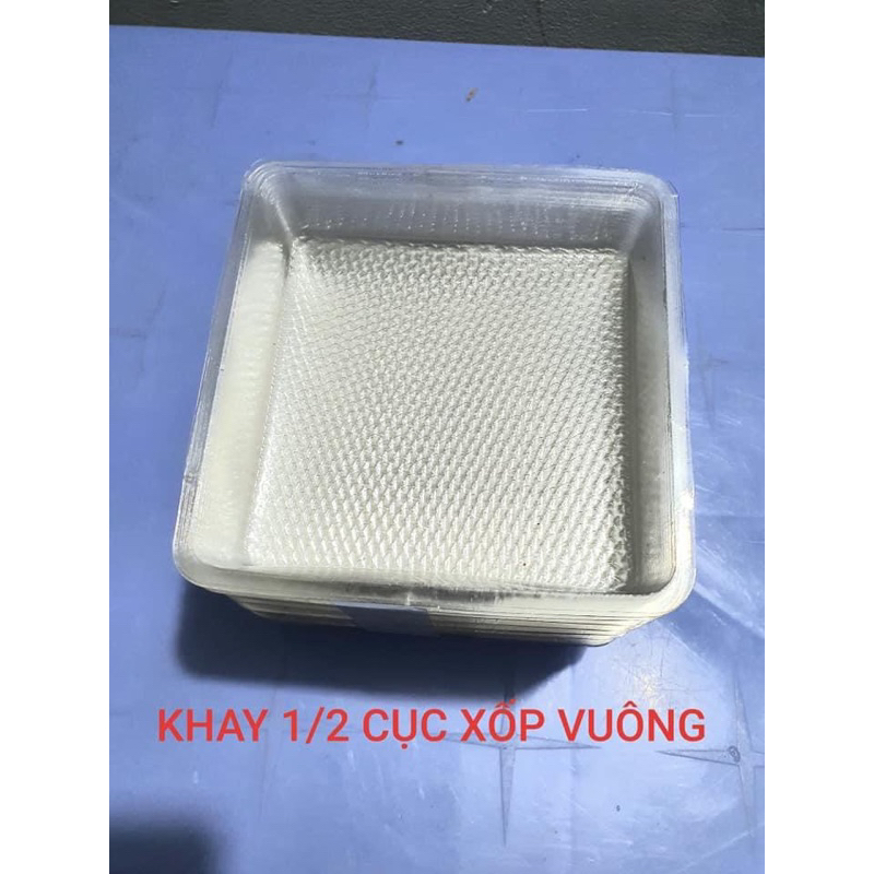 Khay đựng xốp cắm hoa - sét 10 cái