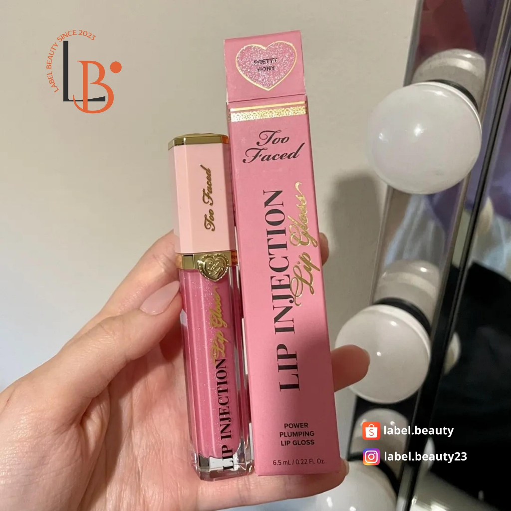 ✨ Son bóng Too Faced Lip Injection Power Plumping Hydrating Lip Gloss - 𝐋𝐚𝐛𝐞𝐥.𝐛𝐞𝐚𝐮𝐭𝐲 ✨
