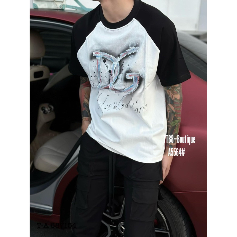 Áo thun nam nữ DG mẫu mới chất cotton co dãn 4 chiều dành cho boy phố