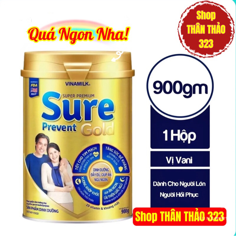 Date 2025- Sữa Dinh Duỡng Vinamilk SURE Prevent 900gram-HÀNG CHÍNH HÃNG CÔNG TY