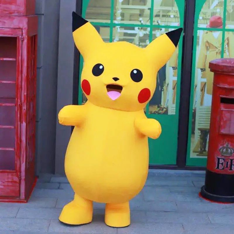 Pikachu , Trang Phục Hóa Trang Nhân Vật Hoạt Hình Pikachu , Pôkemon