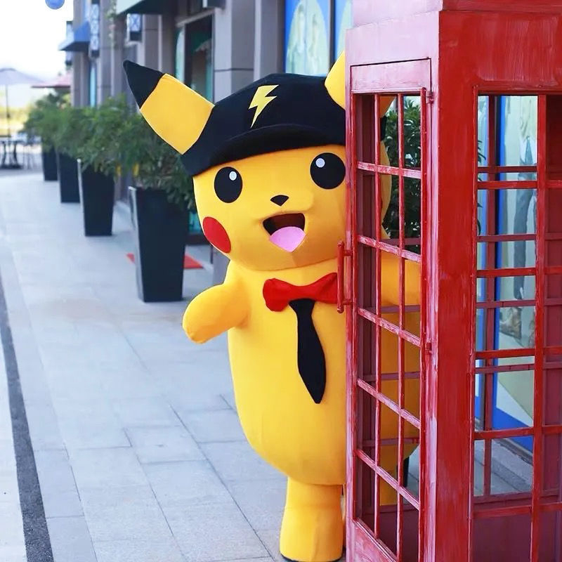 Pikachu , Trang Phục Hóa Trang Nhân Vật Hoạt Hình Pikachu , Pôkemon