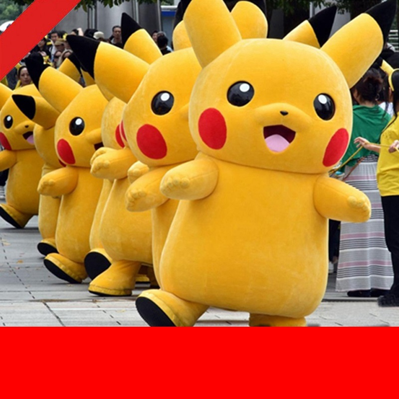 Pikachu , Trang Phục Hóa Trang Nhân Vật Hoạt Hình Pikachu , Pôkemon