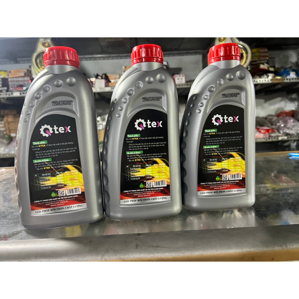 Nhớt giá rẻ Qtex dành cho xe số 1lit
