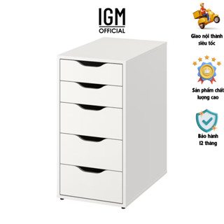 Hộc tủ ALEX IKEA 5 ngăn IGM Bằng gỗ MDF Có ngăn kéo