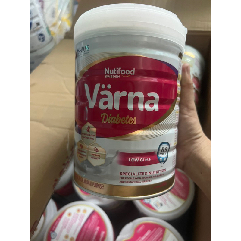 sữa bột NUTIFOOD  VARNA DIABETES vani 850g( dành cho người tiểu đường)