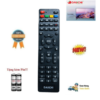 Remote điều khiển tivi daiichi lcd/led/smart tvhàng chính hãng theo tv 100% tặng kèm pin