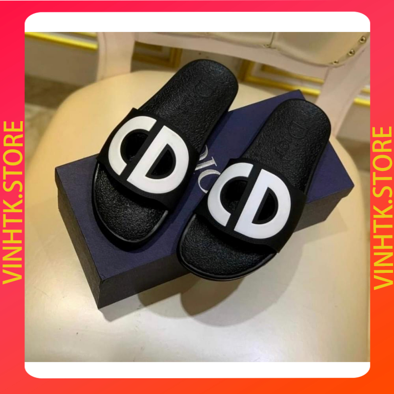 Dép nam nữ quai ngang CD full màu dép đế dày chống trơn trượt HOT TREND