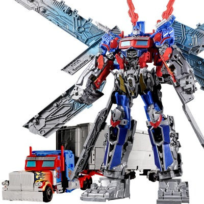 Đồ chơi mô hình robot biến hình cao cấp Transformers/ Optimus, người máy biến hình lắp ráp thông minh