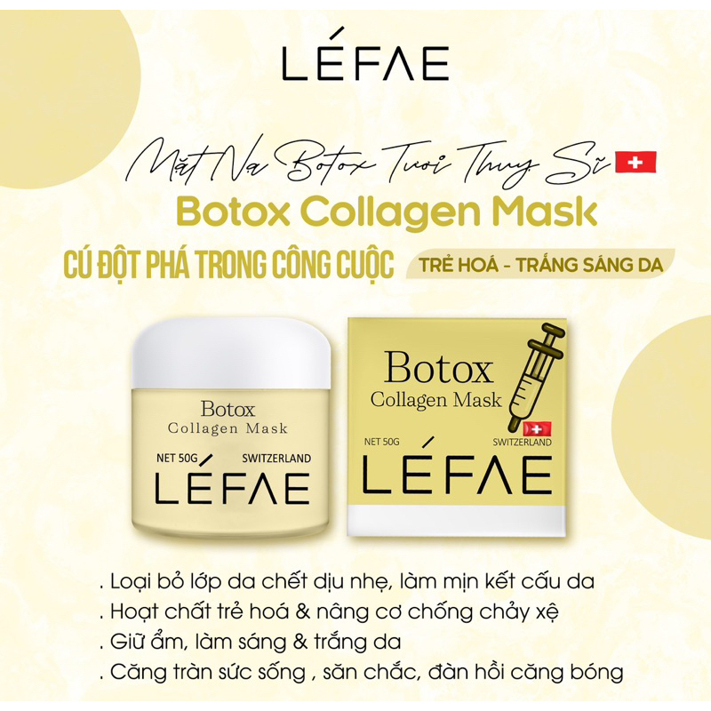 MASK BOTOX - LÉFAE THUỴ SĨ