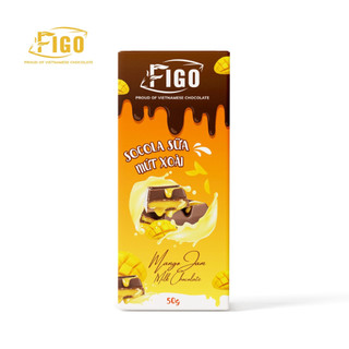 [MỨT DÂU TAN CHẢY] Socola sữa nhân mứt dâu 50g FIGO