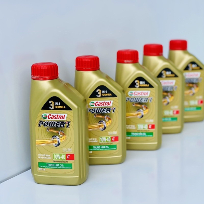 Nhớt xe số CASTROL POWER1 10W40 800ml