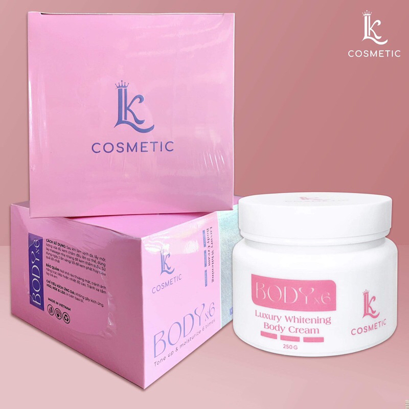 Kem body X6-Chính hãng kem dưỡng trắng da body x5 dưỡng trắng chuyên sâu cho chị em