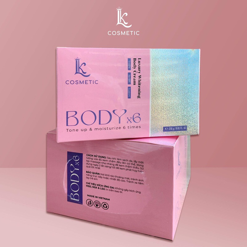 Kem body X6-Chính hãng kem dưỡng trắng da body x5 dưỡng trắng chuyên sâu cho chị em