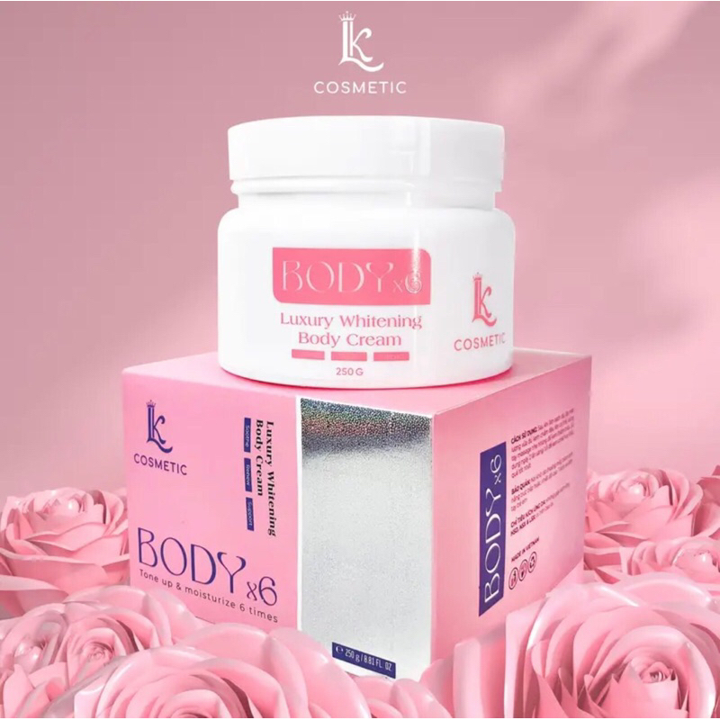Kem body X6-Chính hãng kem dưỡng trắng da body x5 dưỡng trắng chuyên sâu cho chị em