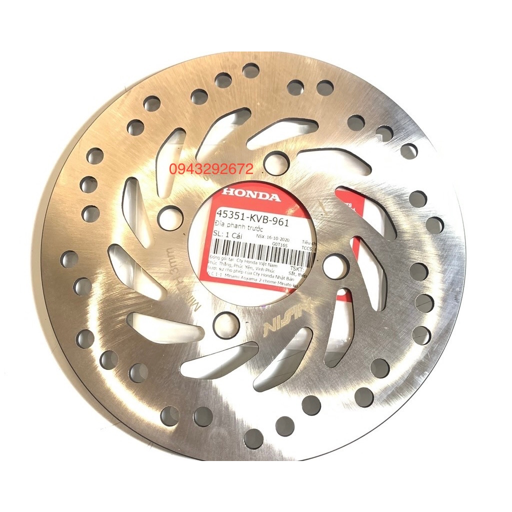 Đĩa Phanh Trước Click 110, Vision 110 Honda ( 45351KVB961 )