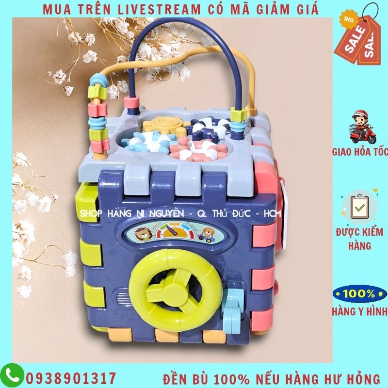 Bộ đồ chơi giáo dục 6in1 xếp khối _ Hàng khuyến mãi abbott