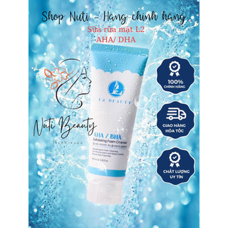 Sữa rữa mặt trắng da tẩy da chết làm sáng giảm thâm ngừa mụn L2 beauty _NUTI