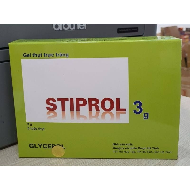Stiprol 3g/ Stiprol 9g Gel thụt trực tràng táo bón