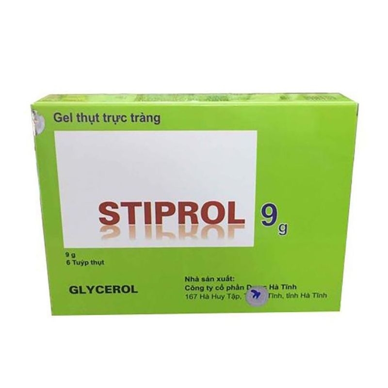 Stiprol 3g/ Stiprol 9g Gel thụt trực tràng táo bón