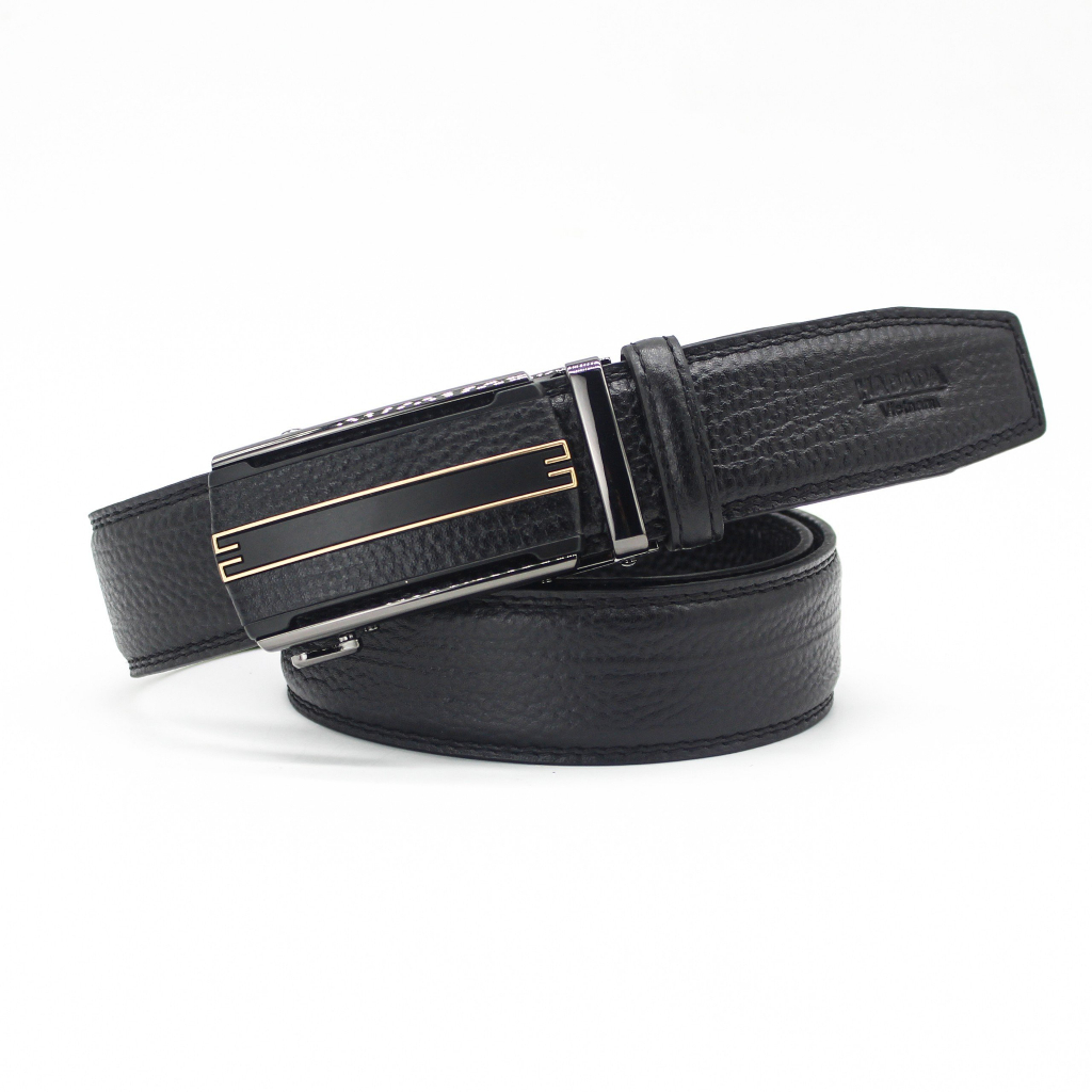 Thắt Lưng Nam Da Bò Hadada DHD202 Đen Nâu Kiểu Dáng Sang Trọng, Lịch Lãm