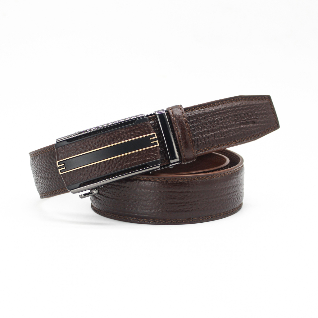 Thắt Lưng Nam Da Bò Hadada DHD202 Đen Nâu Kiểu Dáng Sang Trọng, Lịch Lãm