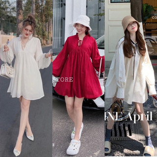 Đầm babydoll trắng
