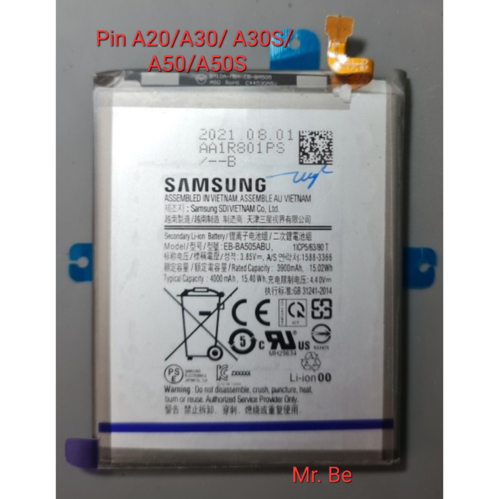 PIN SAMSUNG A20/ PIN SAMSUNG A30/ PIN SAMSUNG A30S/ PIN SAMSUNG A50/ PIN SAMSUNG A50S
