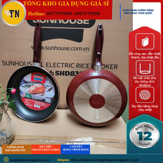 Chảo trơn chống dính sunhouse ct26, hàng chính hãng
