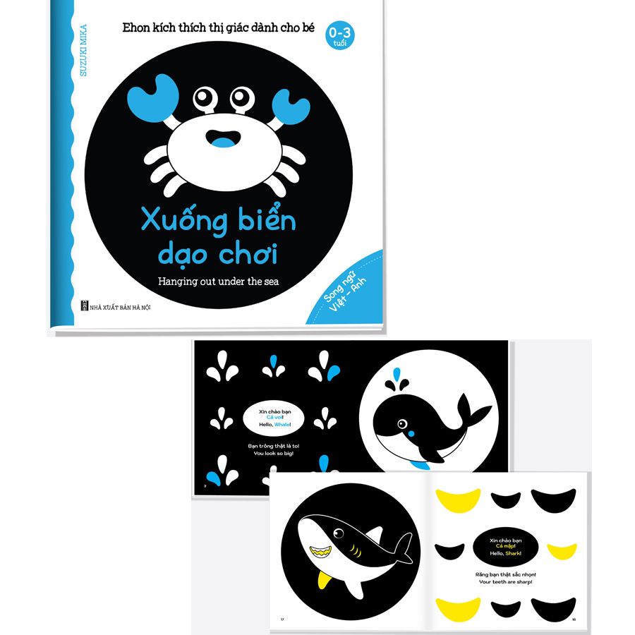 Sách - Bộ Ehon kích thích thị giác dành cho bé 0-3 tuổi