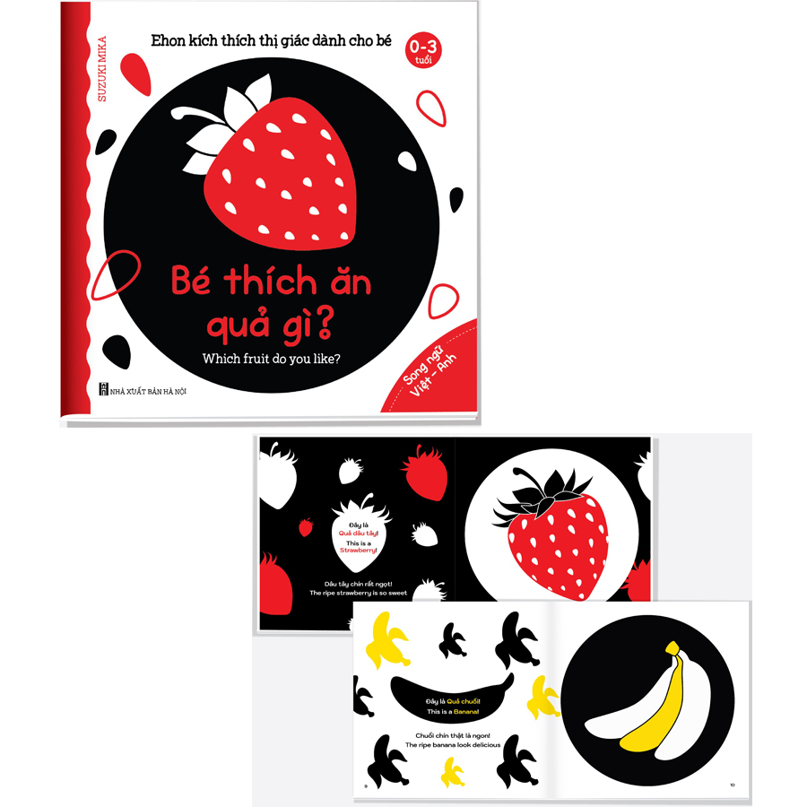 Sách - Bộ Ehon kích thích thị giác dành cho bé 0-3 tuổi