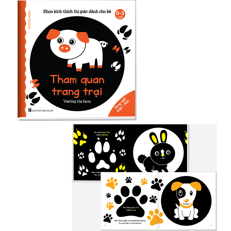 Sách - Bộ Ehon kích thích thị giác dành cho bé 0-3 tuổi