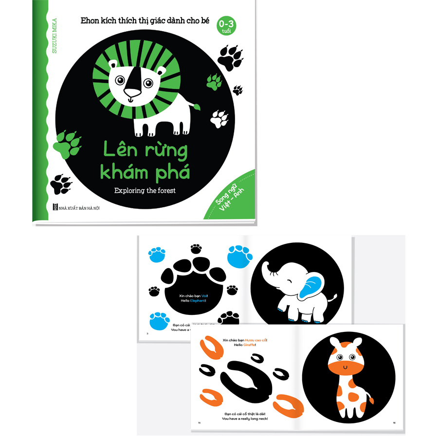 Sách - Bộ Ehon kích thích thị giác dành cho bé 0-3 tuổi